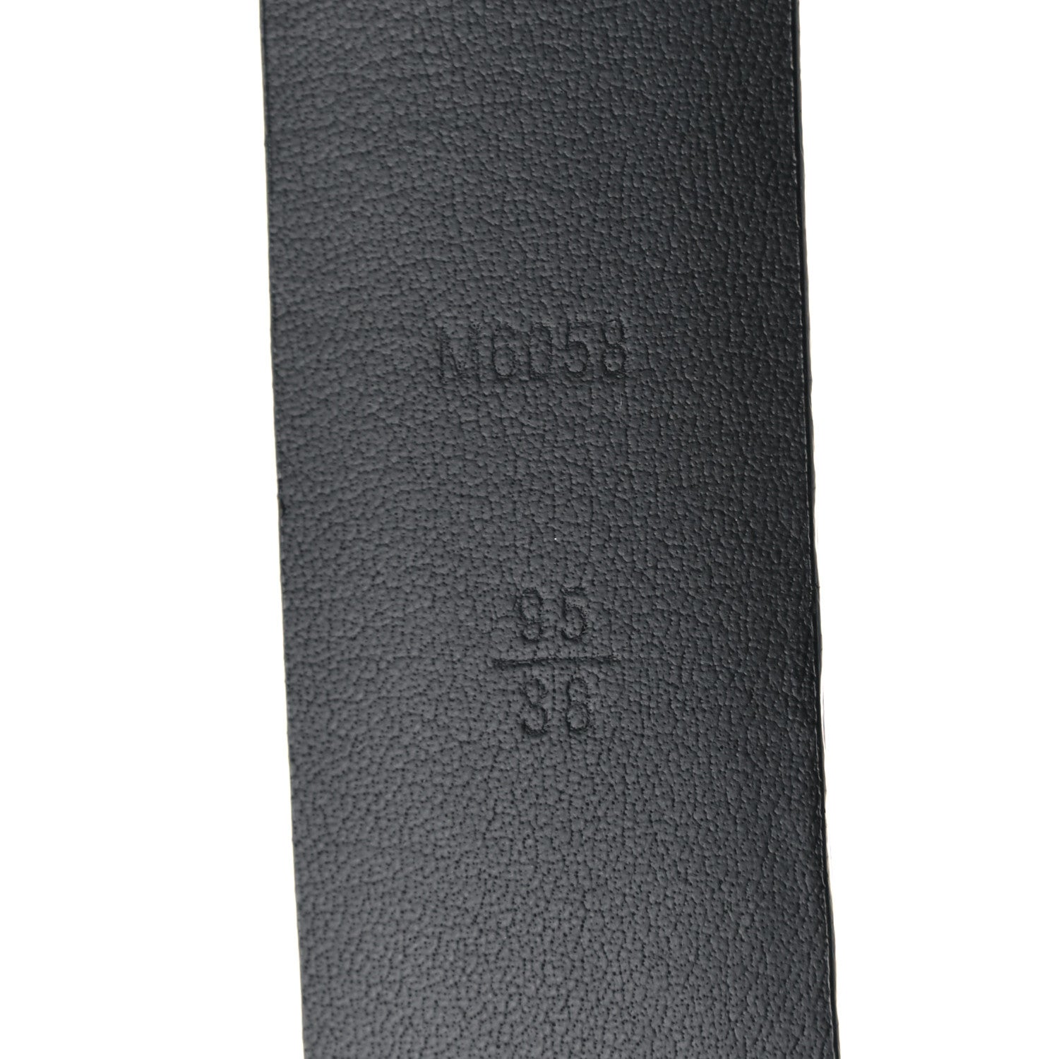 Louis Vuitton Calfskin 30mm Neogram LV Belt 95 38 Black 5 of 8