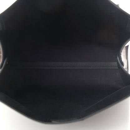 Fendi Glazed Fabric Vitello Century FF 1974 Stamp Patch Medium Peekaboo Defender Cover Mogano Panna Black 4 of 4