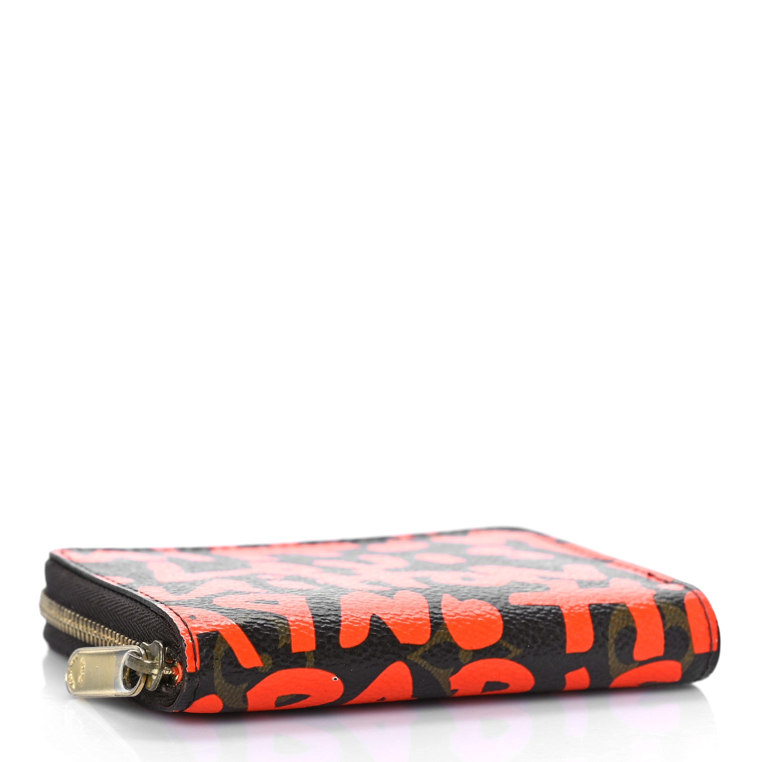 Louis Vuitton Monogram Graffiti Zippy Coin Purse Orange 4 of 8