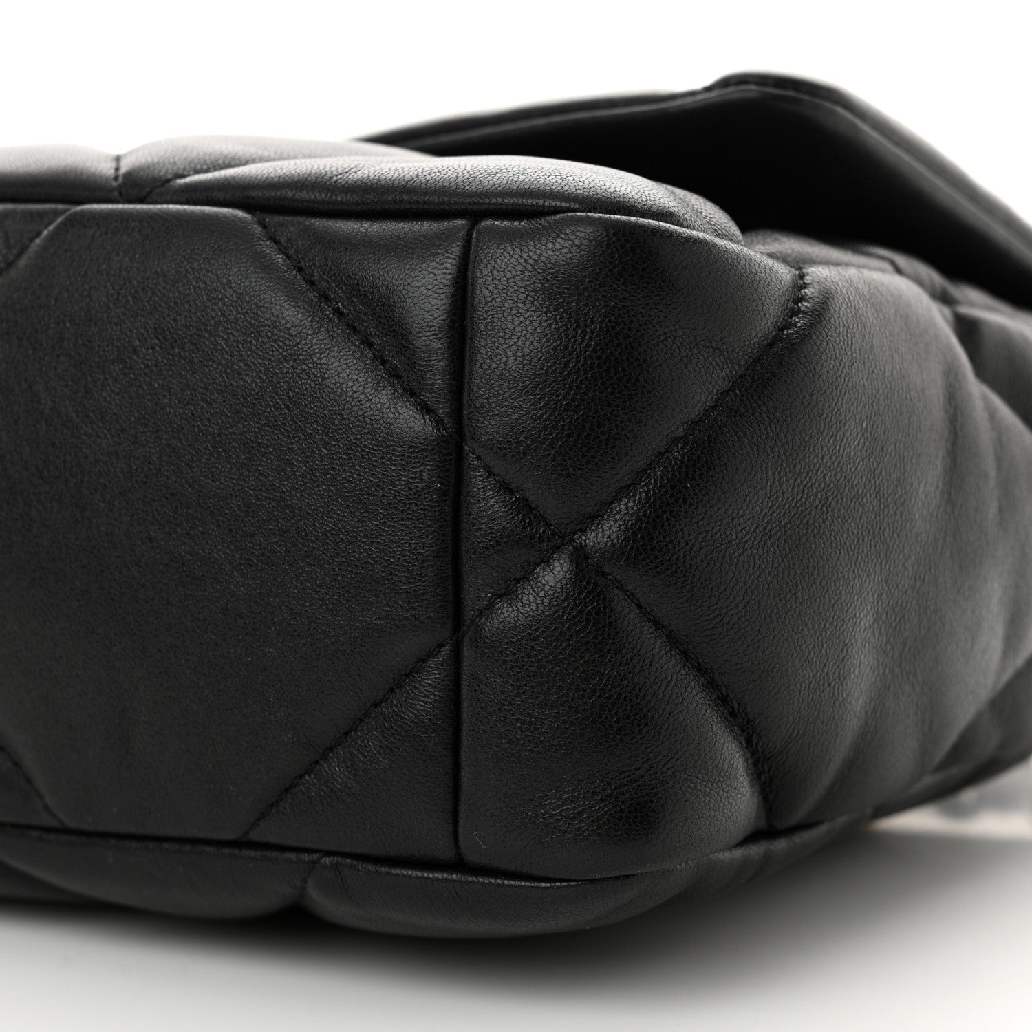 Chanel Lambskin Quilted Medium Chanel 19 Flap Black 11 of 12