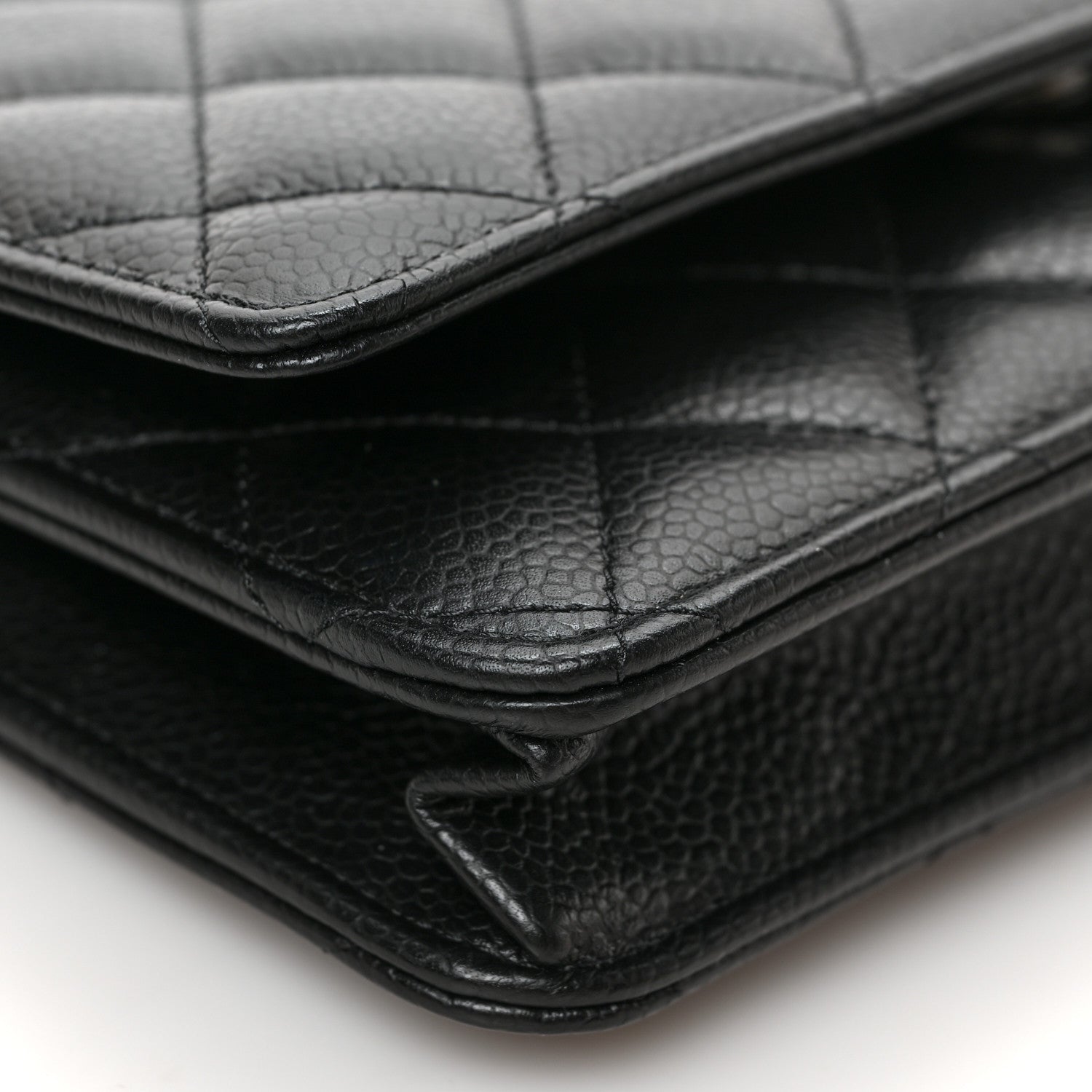 Chanel Caviar Quilted Wallet on Chain WOC Black 8 of 9