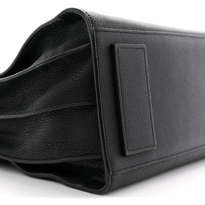Saint Laurent Grained Calfskin Small Supple Sac De Jour Black 9 of 13