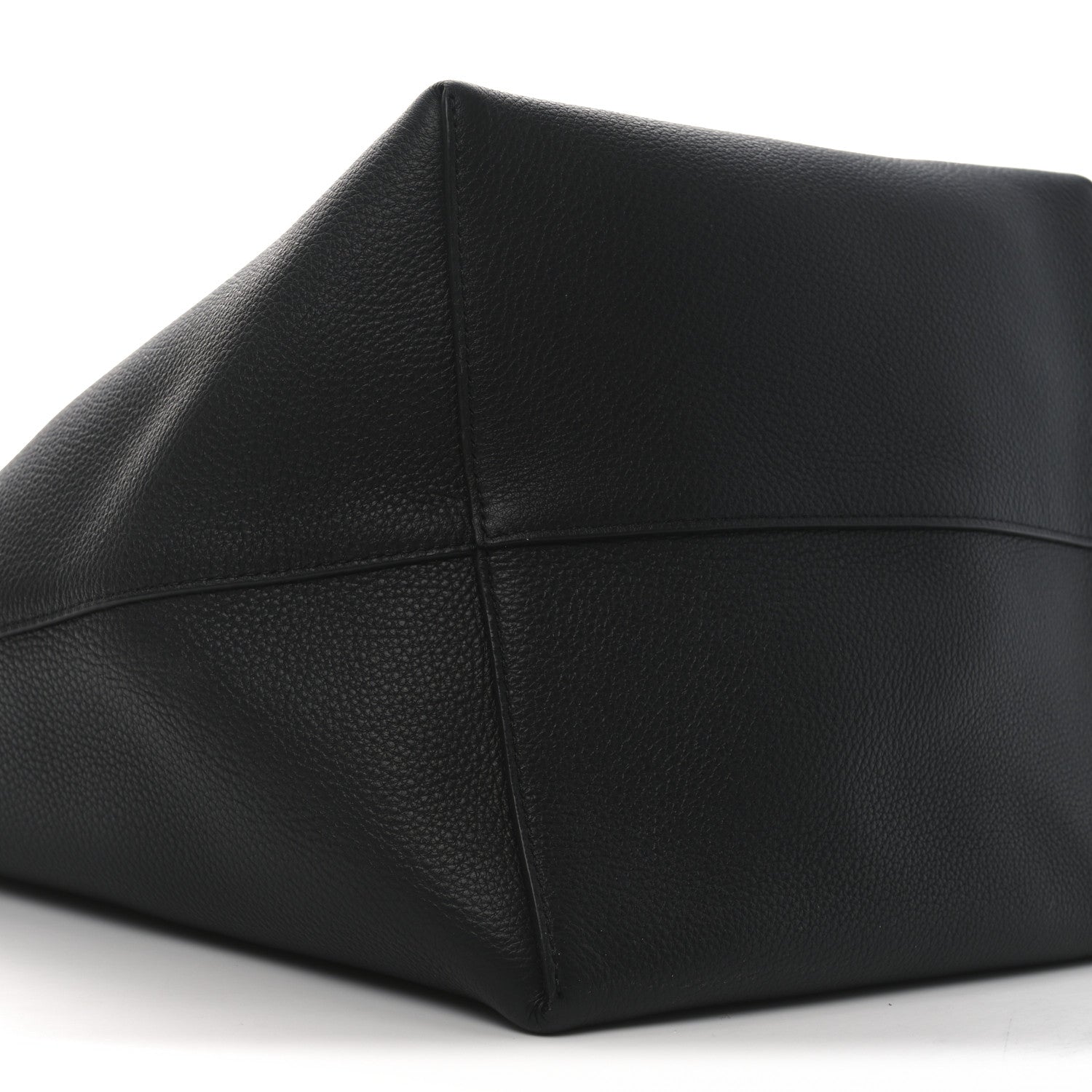 The Row Grained Calfskin Large N/S Park Tote Black 8 of 9