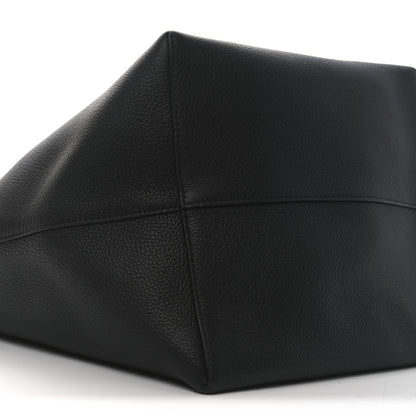 The Row Grained Calfskin Large N/S Park Tote Black 8 of 9