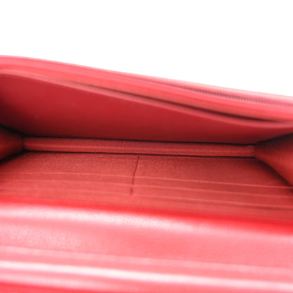Chanel Caviar Quilted Wallet On Chain WOC Red 5 of 14
