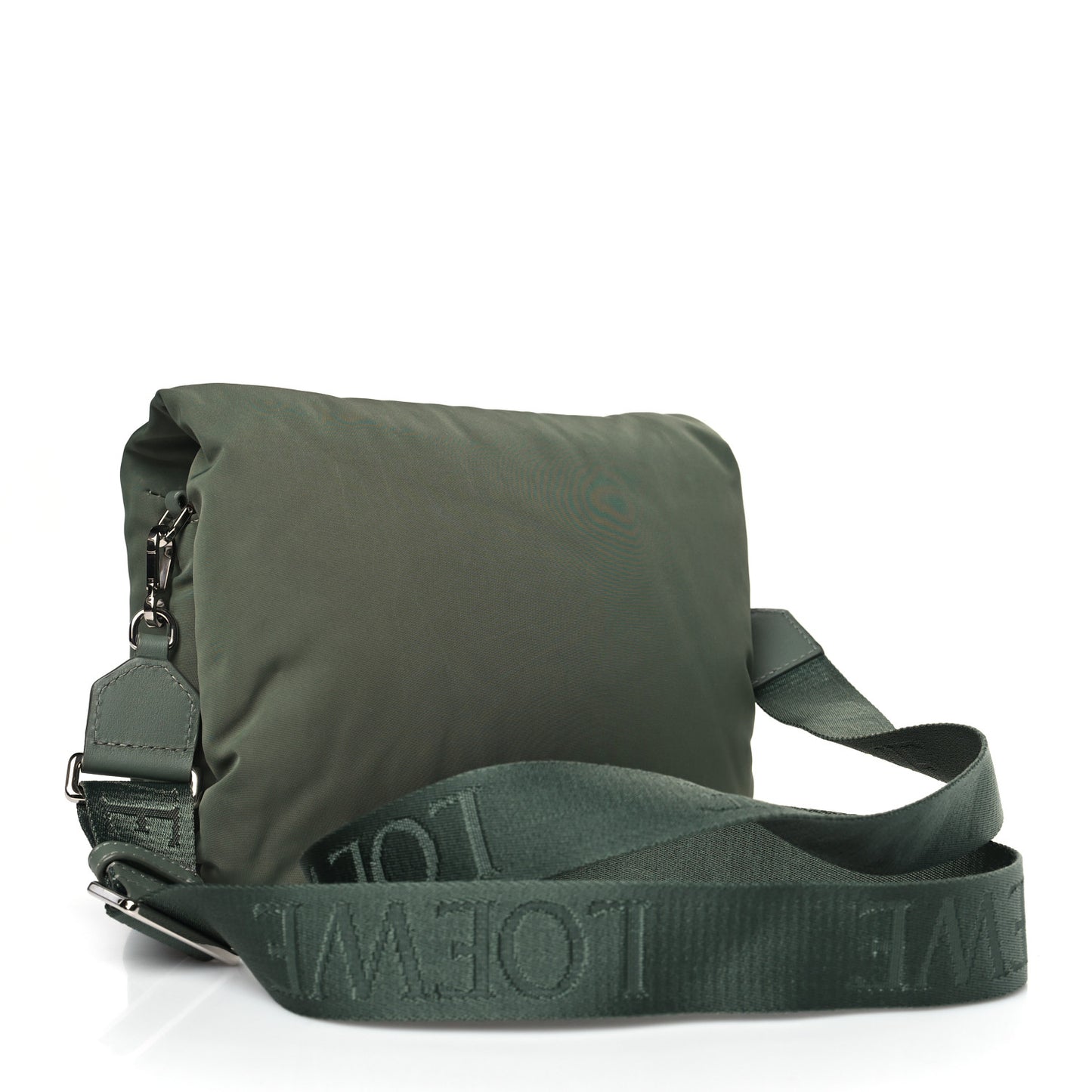 Nylon Medium Goya Puffer Bag Vintage Khaki