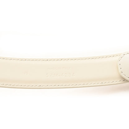 Celine Taurillon Triomphe Medium 25mm Belt 75 30 Rice 4 of 6