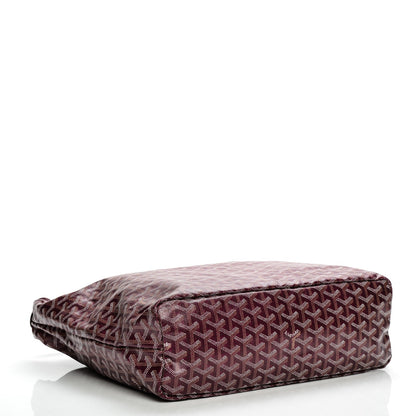 Goyard Goyardine Fidji Zip Hobo Burgundy 4 of 10