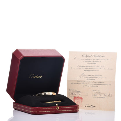 Cartier 18K Yellow Gold LOVE Bracelet 16 7 of 7