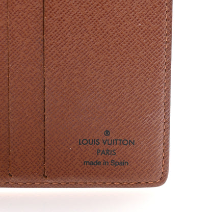 Louis Vuitton Monogram Mens Billfold Wallet 6 Credit Card Slots 6 of 12