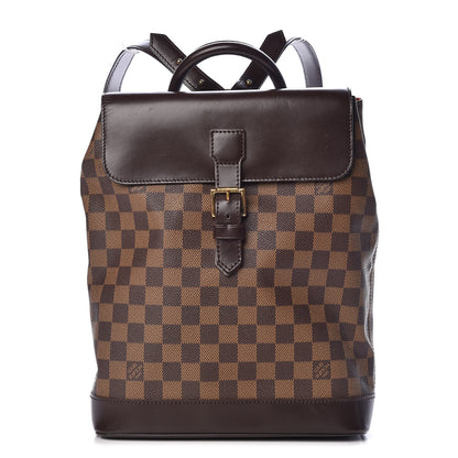 Louis Vuitton Damier Ebene Soho Backpack 1 of 11