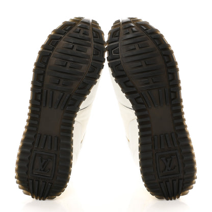 Louis Vuitton Calfskin Monogram Run Away Sneakers 37.5 White 7 of 17