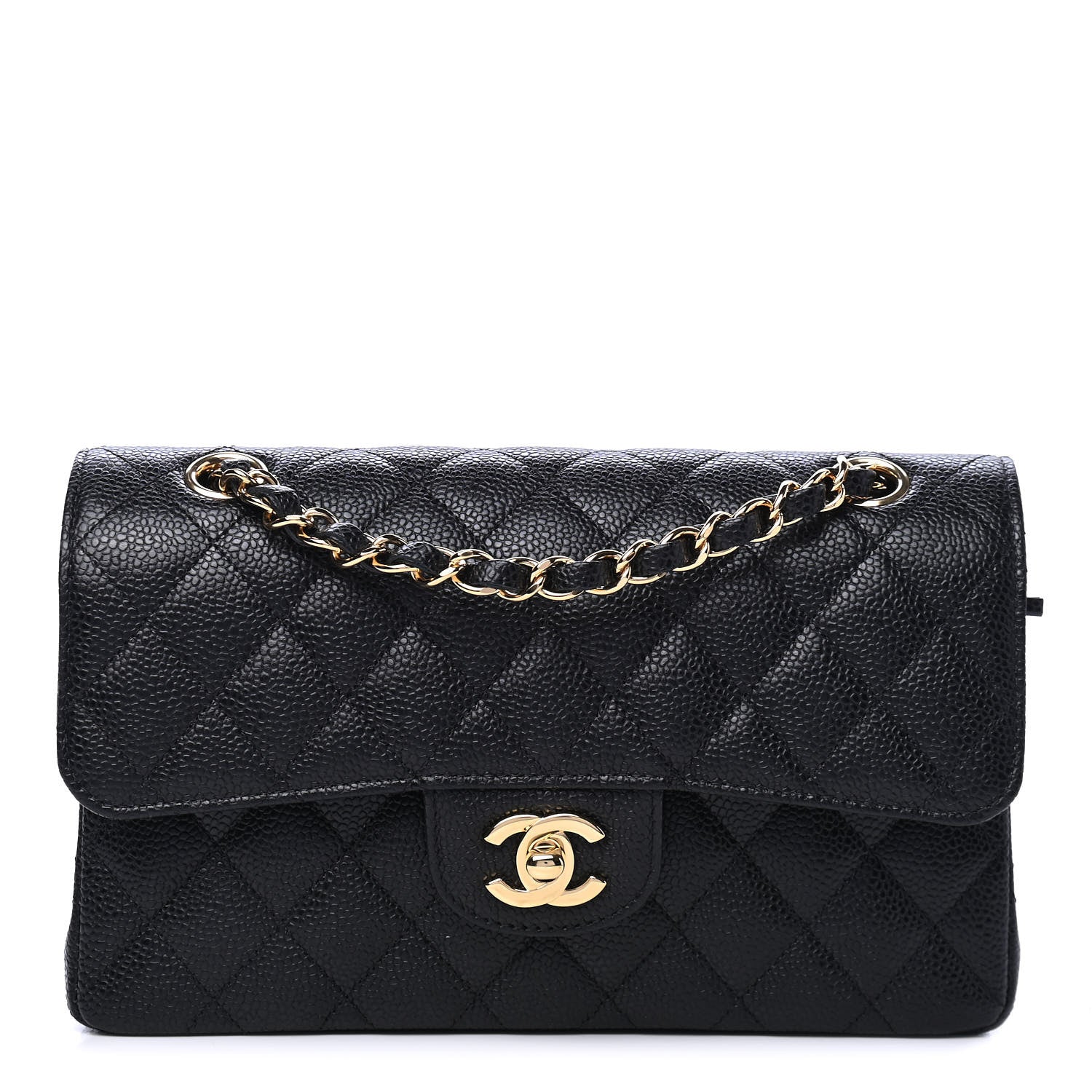 Chanel Caviar Quilted Small Double Flap Black 1 of 6
