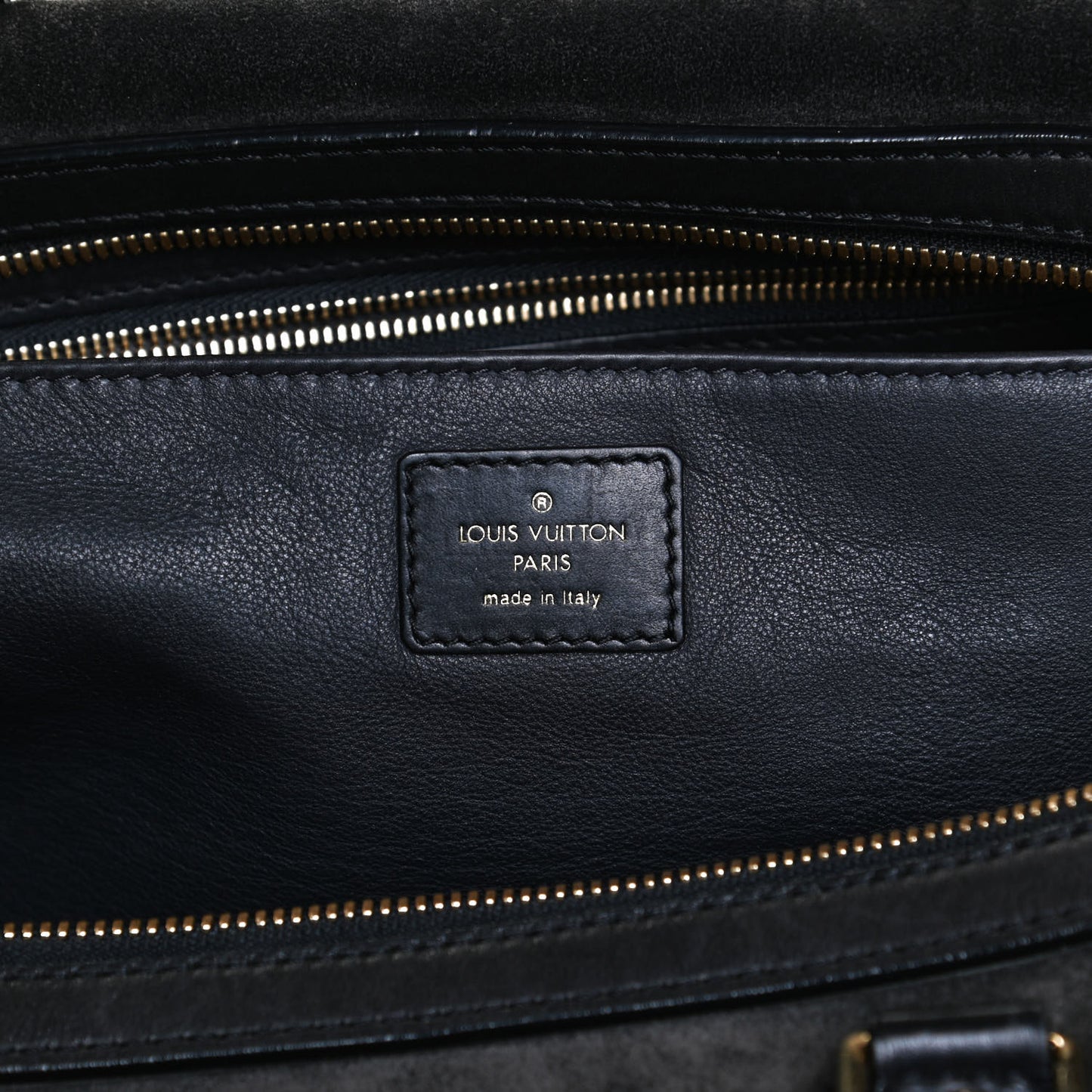 Suede Calfskin SC Bag MM Asphalt
