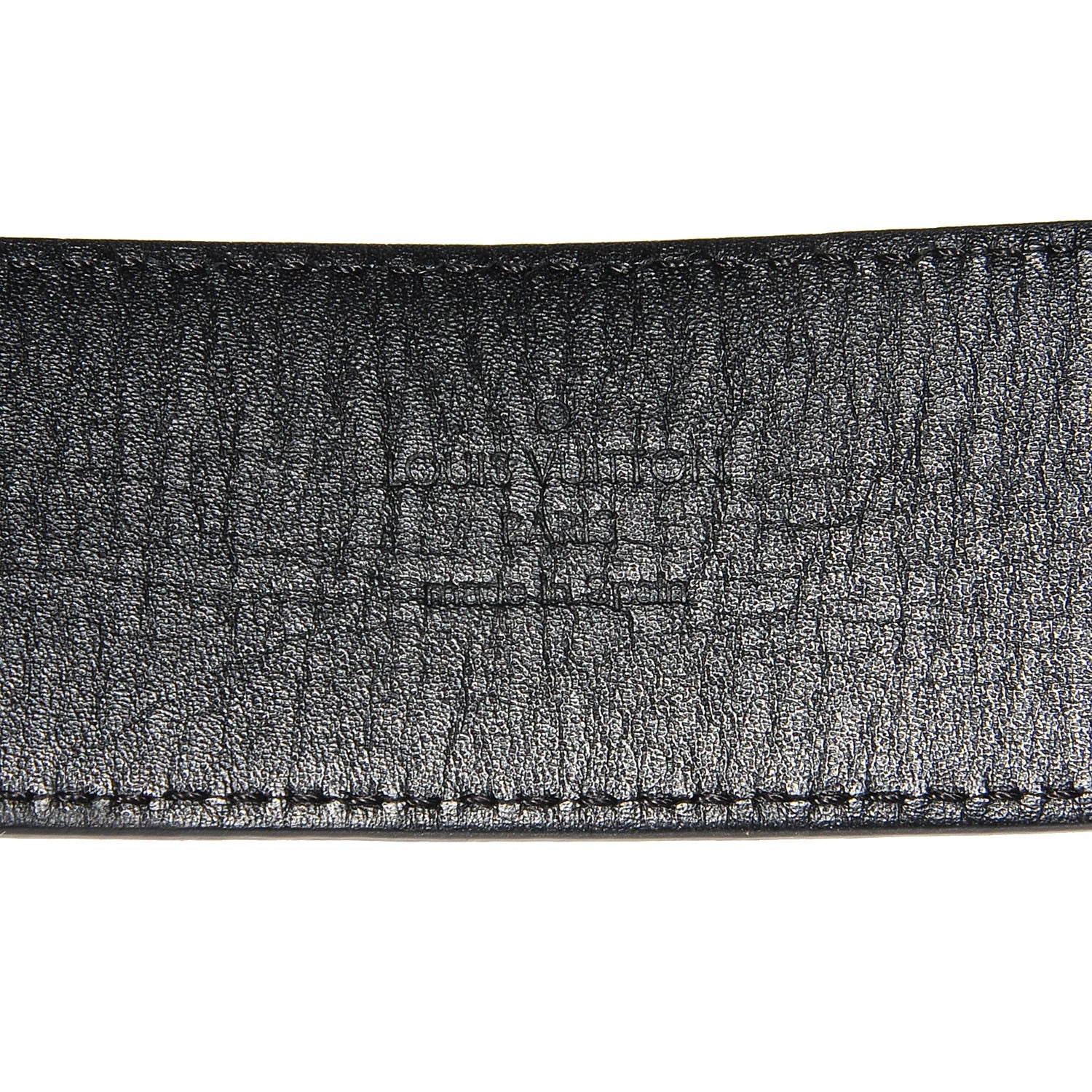 Louis Vuitton Damier Graphite LV Initiales Belt 100/40 4 of 5