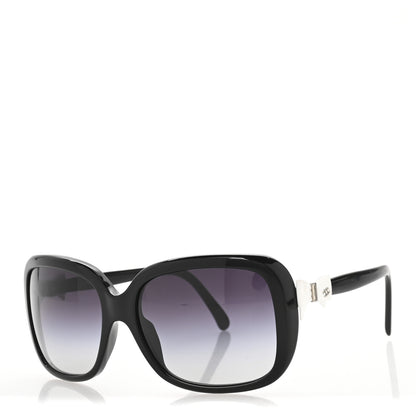 Chanel CC Bow Sunglasses 5171 Black White 1 of 9