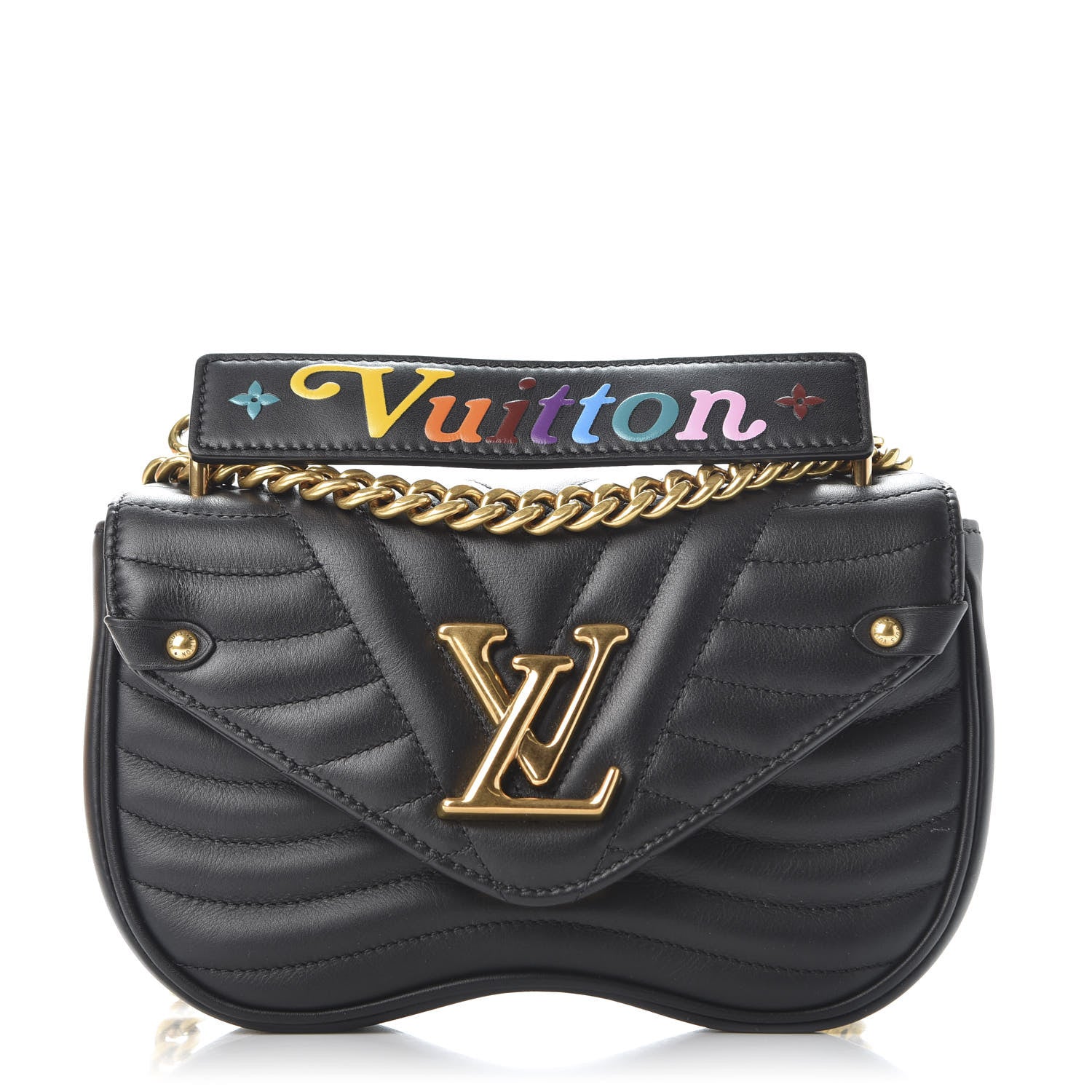 Louis Vuitton Calfskin New Wave Chain PM Black 1 of 11