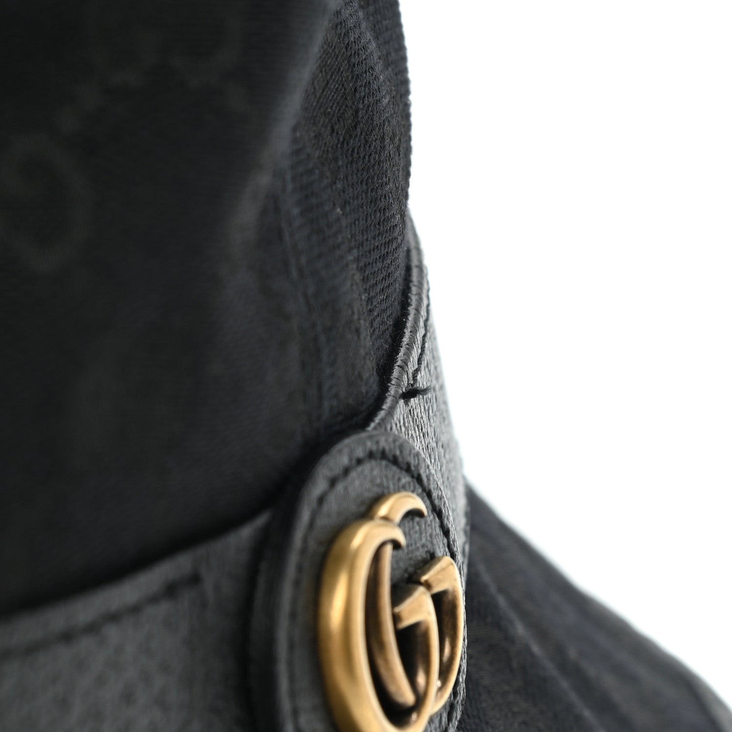 Gucci Monogram GG Canvas Fedora S Black 10 of 10