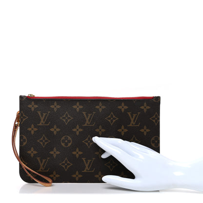 Louis Vuitton Monogram Neverfull MM GM Pochette Cherry 2 of 9