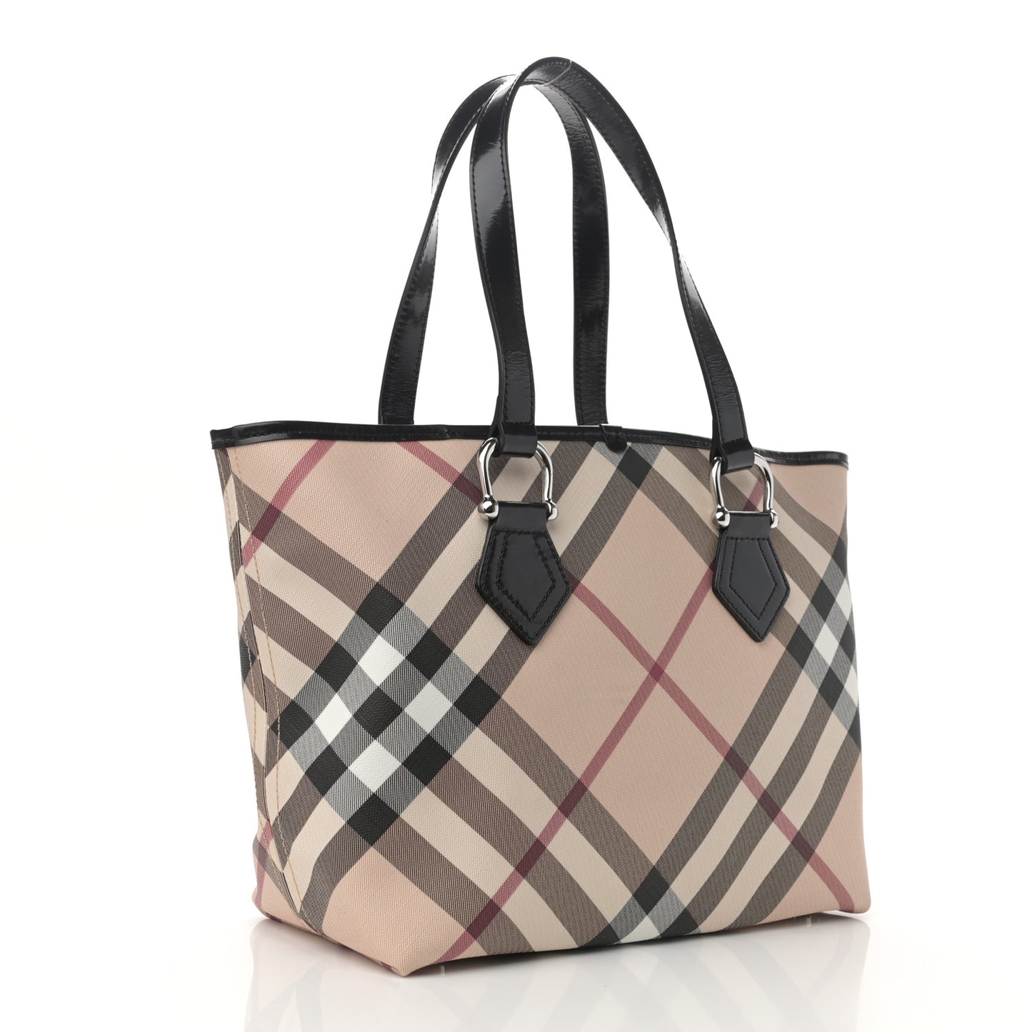 Nova Check Tote Black