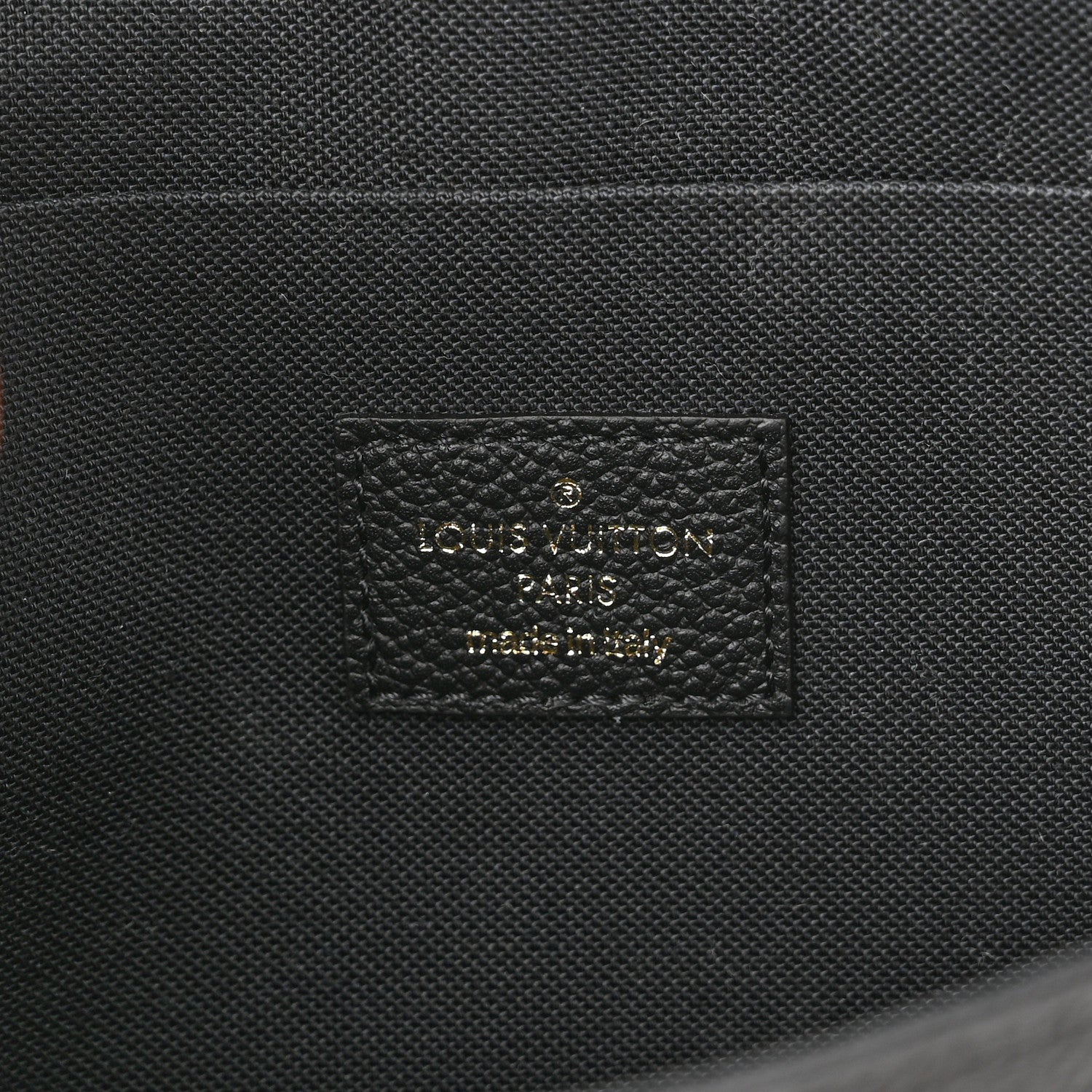 Louis Vuitton Empreinte Pochette Felicie Chain Wallet Black 7 of 12