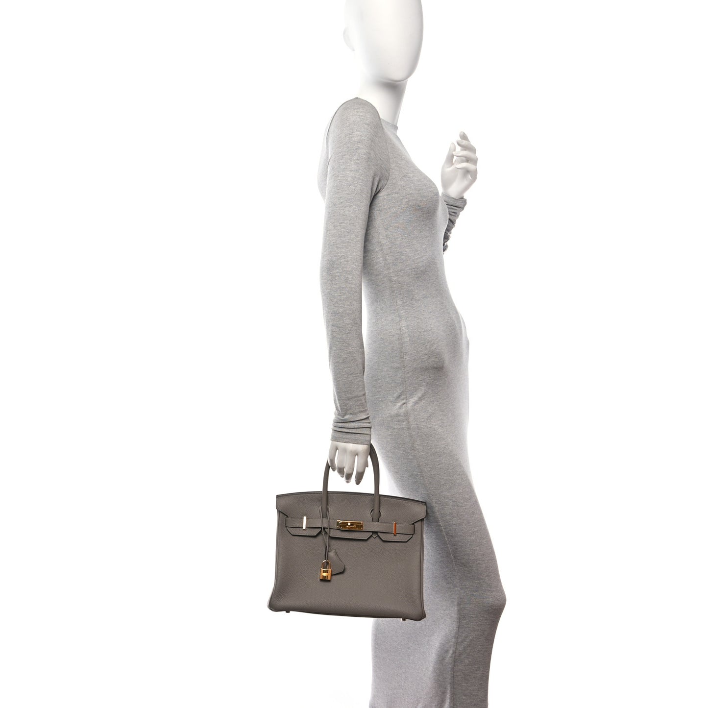 Togo BIRKIN 30 Gris Asphalte