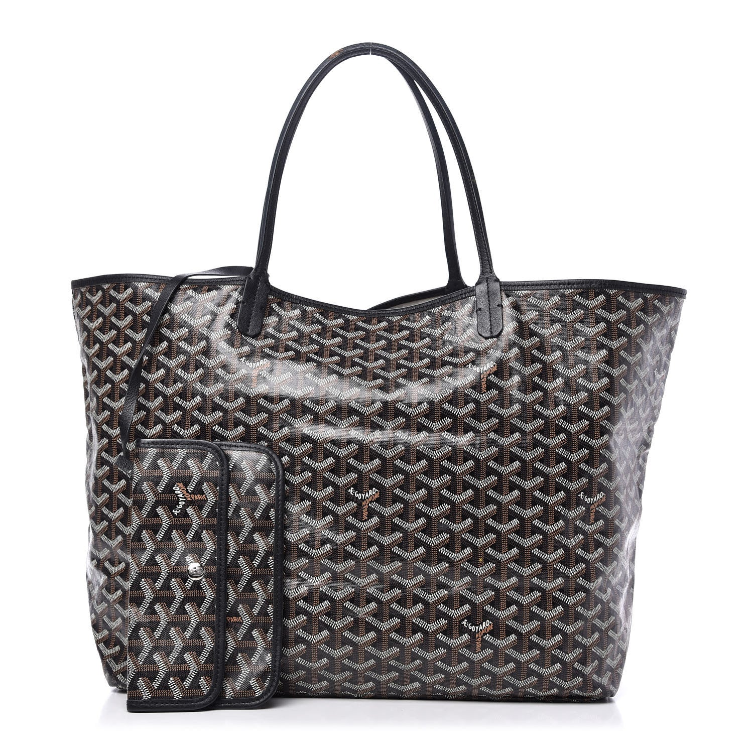 Goyard Goyardine Saint Louis GM Black 1 of 9