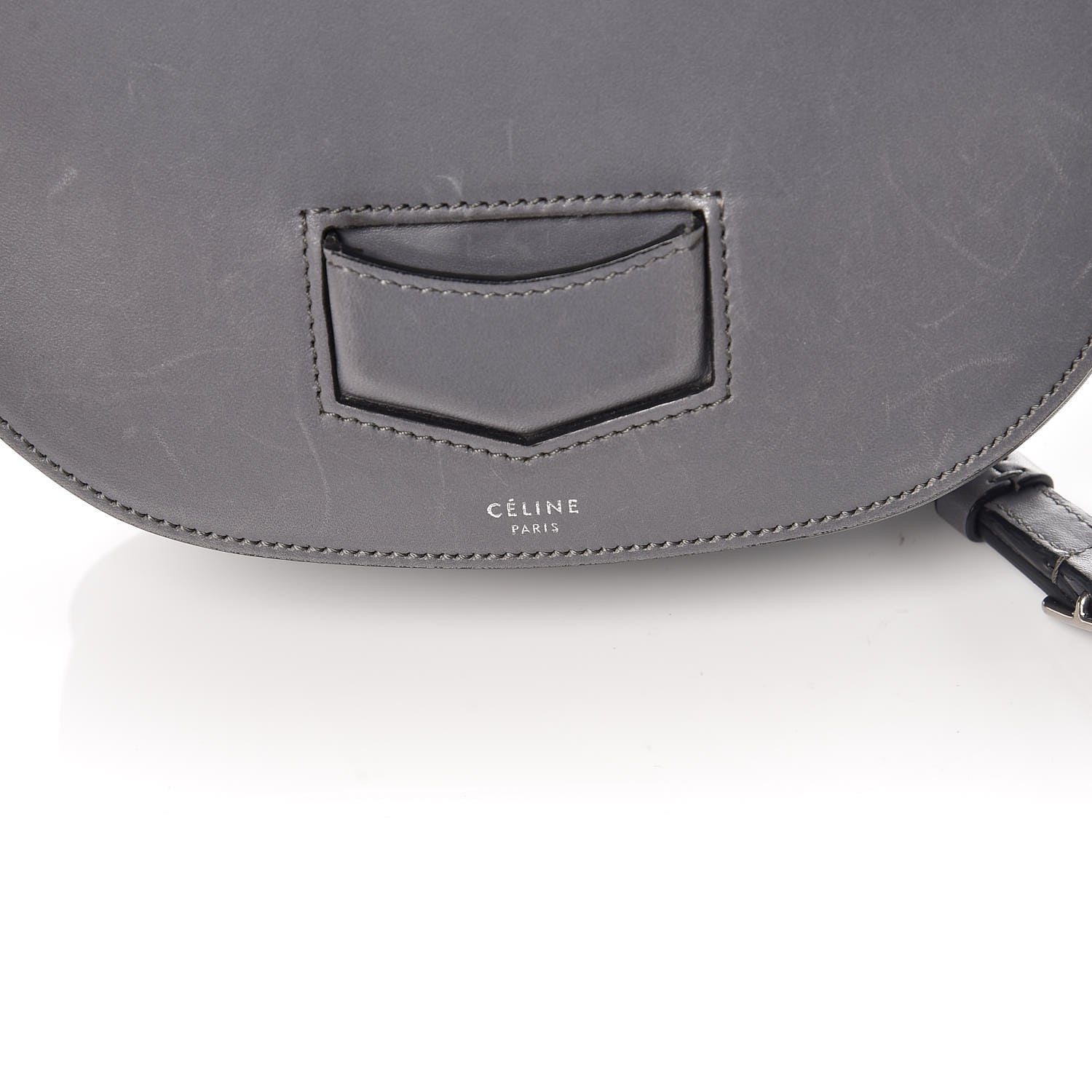 Celine Smooth Calfskin Small Trotteur Storm 9 of 12