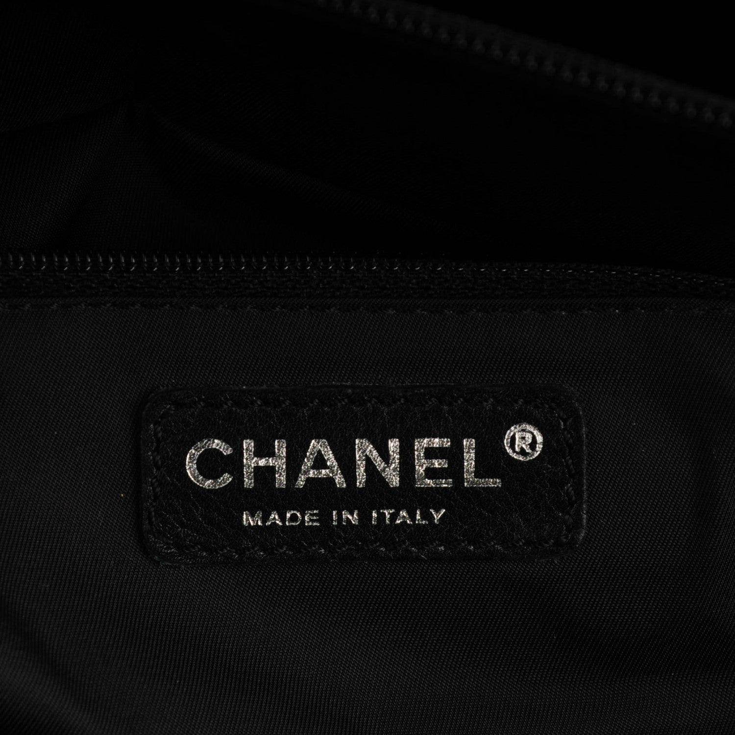 Chanel Coated Canvas Large Paris Biarritz Tote Black 7 of 8