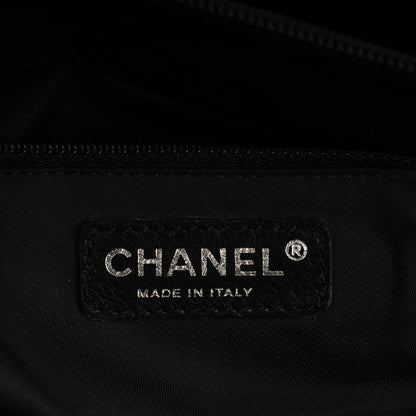 Chanel Coated Canvas Large Paris Biarritz Tote Black 7 of 8