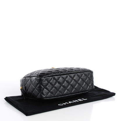 Chanel Aged Calfskin Quilted Medium Reissue Camera Case Black 4 of 7