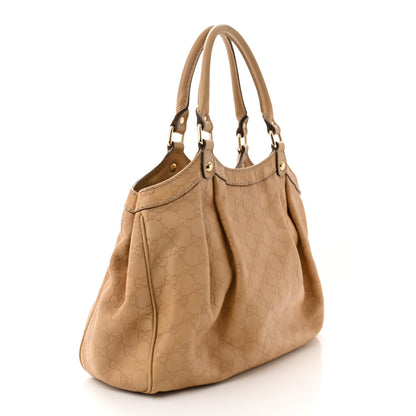 Gucci Guccissima Medium Sukey Tote Beige 3 of 14
