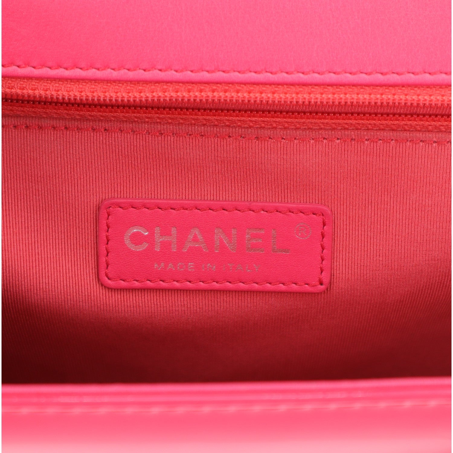Chanel Patent Quilted Large Boy Flap Pink 6 of 10