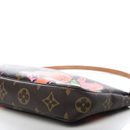 Louis Vuitton Monogram Roses Pochette Accessories 8 of 12