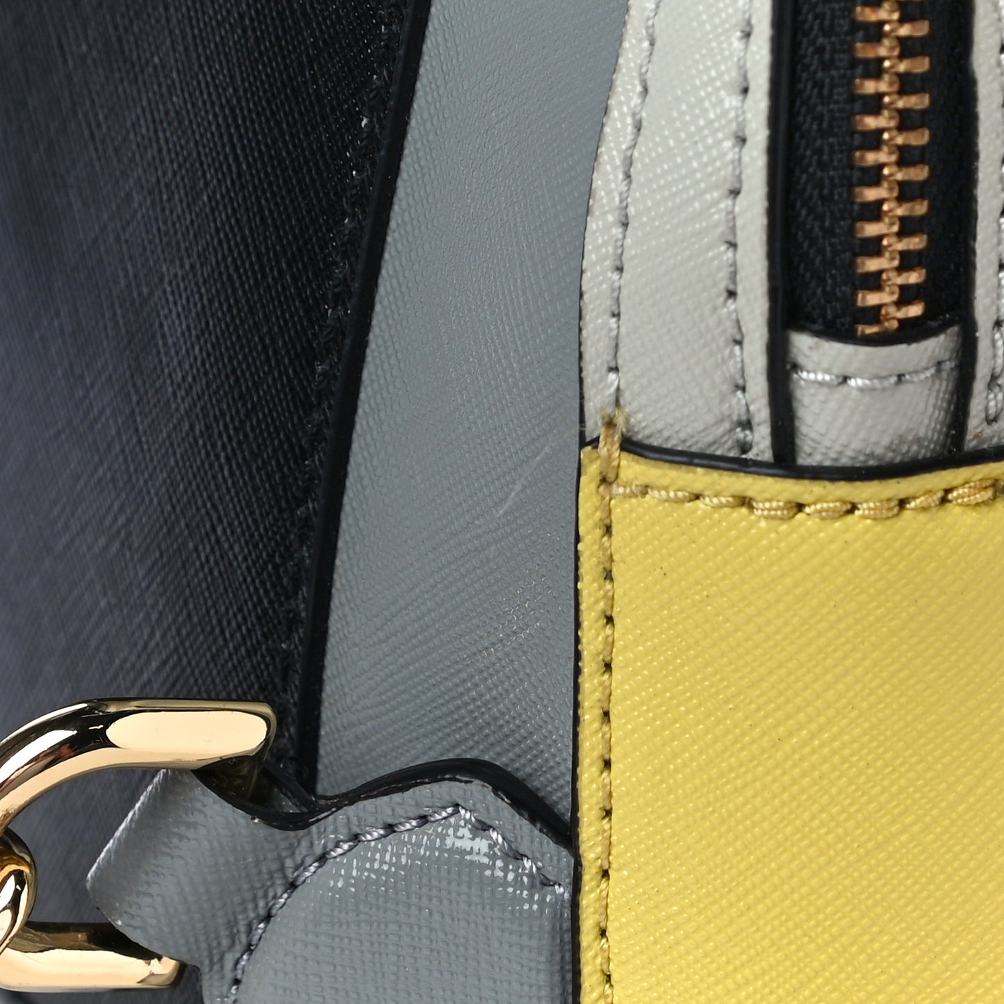 Saffiano Mini Snapshot Backpack Multicolor