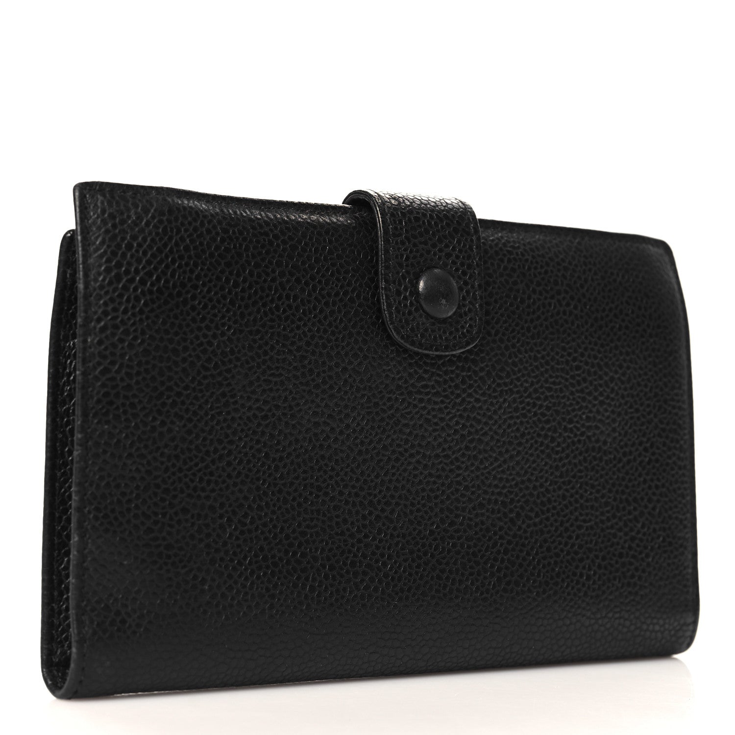 Chanel Caviar Timeless CC French Wallet Black 3 of 12