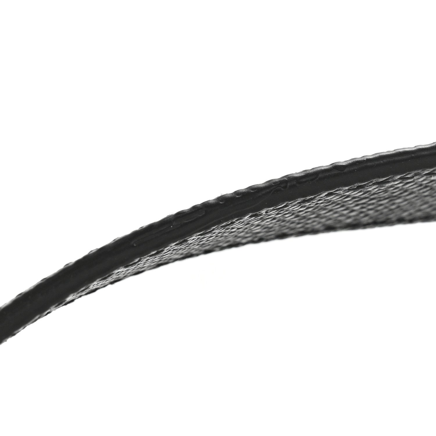 Christian Dior Grained Calfskin Saddle Adjustable Shoulder Strap Black 4 of 5