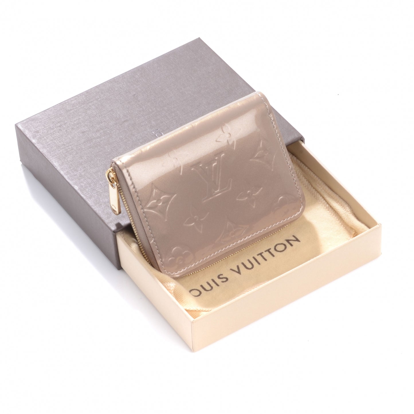 Vernis Zippy Coin Purse Beige Poudre