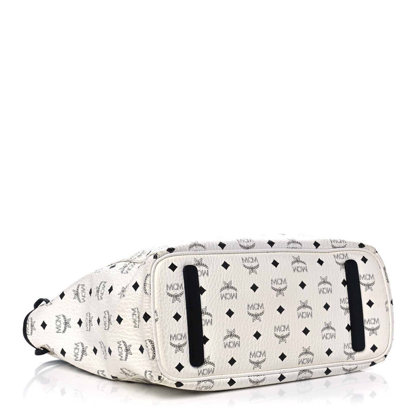 Visetos Medium Project Reversible Shopper Tote White