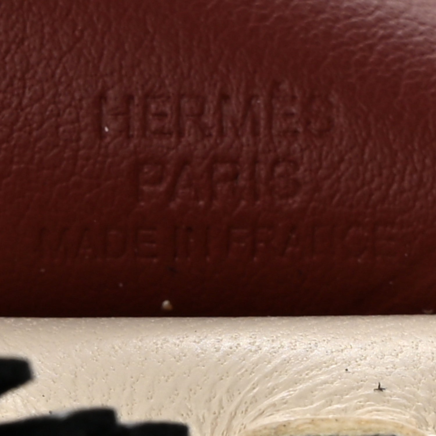 Hermes Milo Lambskin Grigri Rodeo Pegase Horse Bag Charm PM Nata Rouge H Black 4 of 5