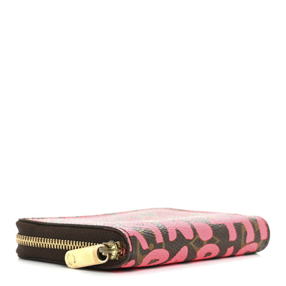 Louis Vuitton Monogram Graffiti Zippy Coin Purse Fuchsia 4 of 10