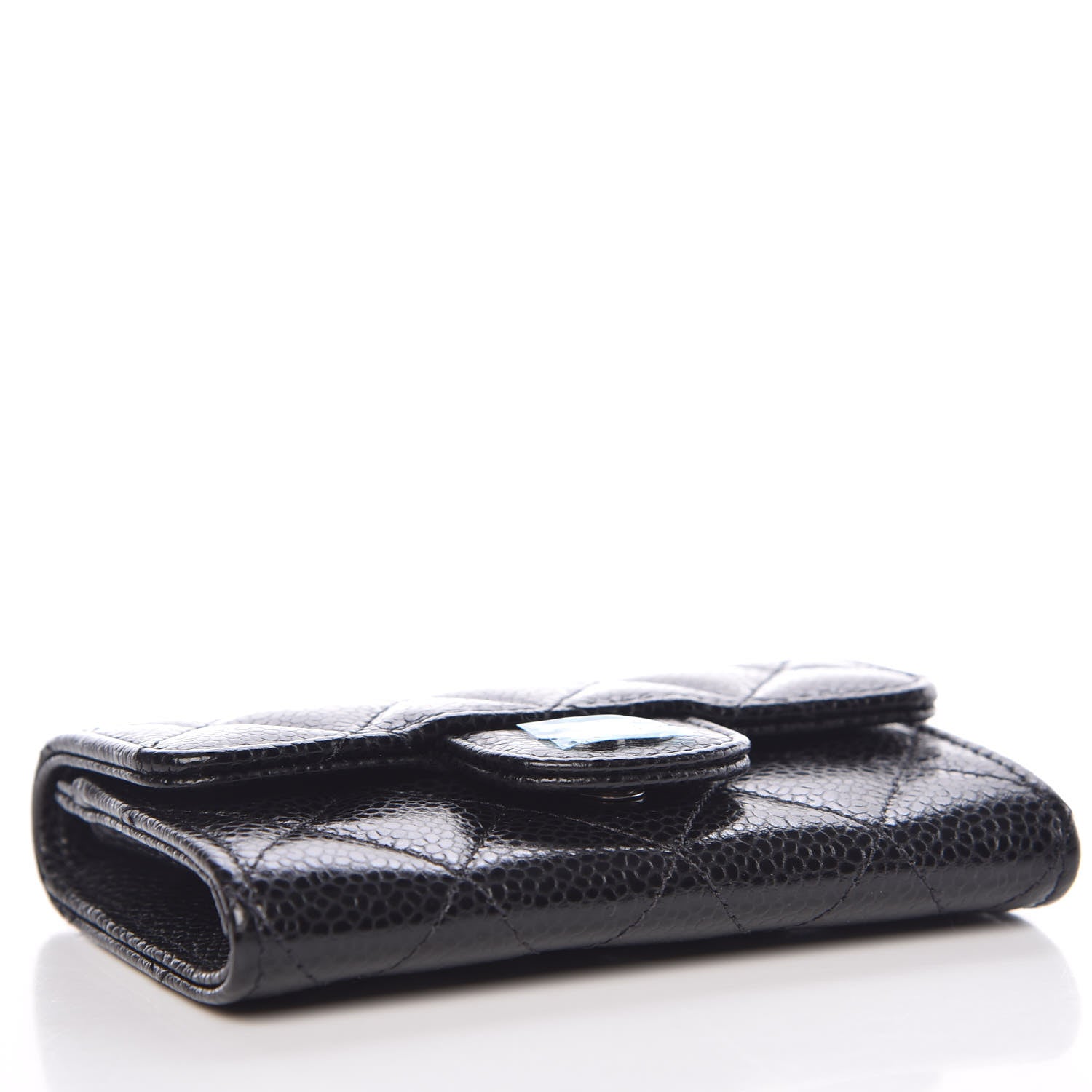 Chanel Caviar Quilted Flap Card Holder Black 4 of 9