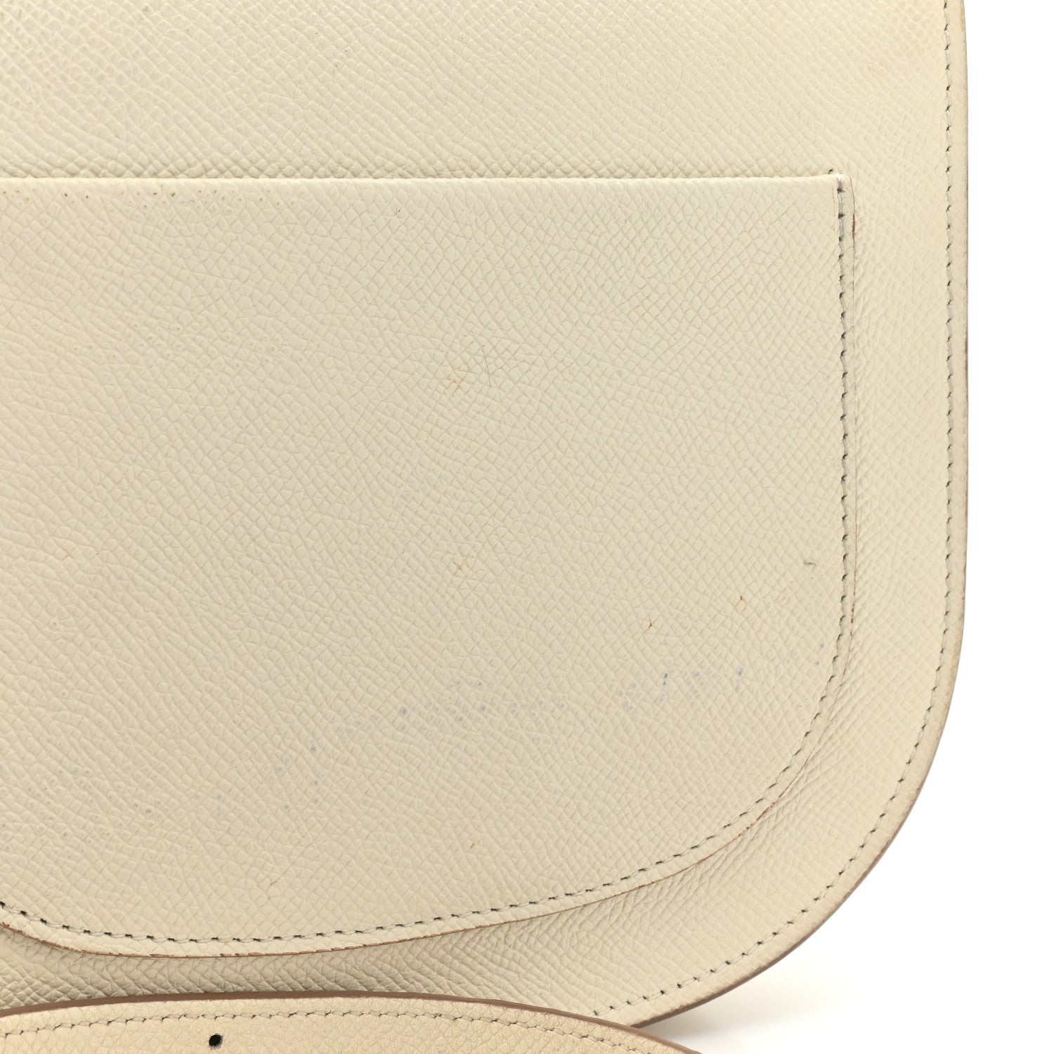 Celine Grained Calfskin Small Trotteur White 14 of 18