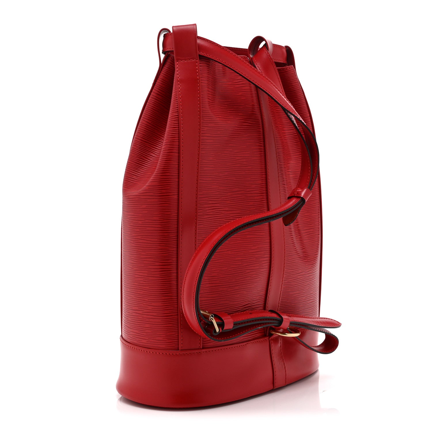 Louis Vuitton Epi Randonnee PM Castillan Red 3 of 10