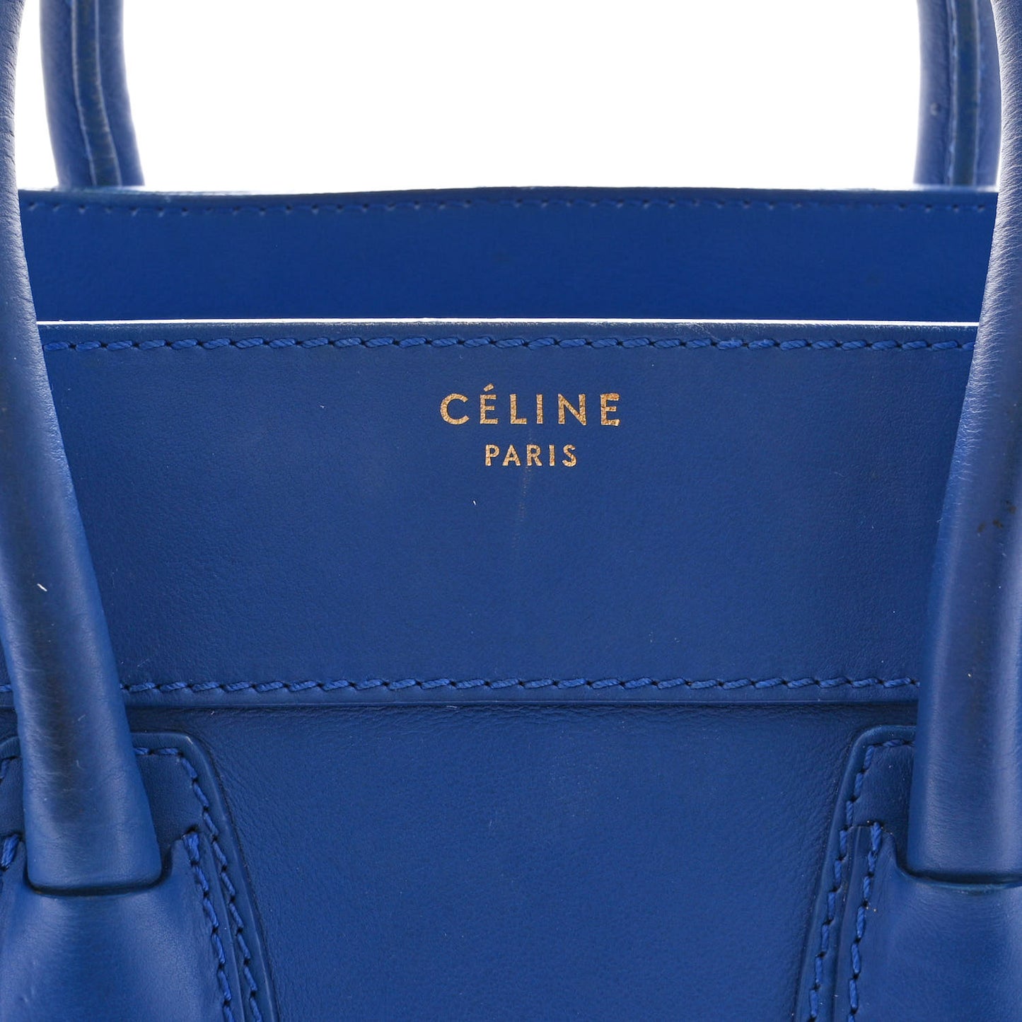 Smooth Calfskin Mini Luggage Royal Blue