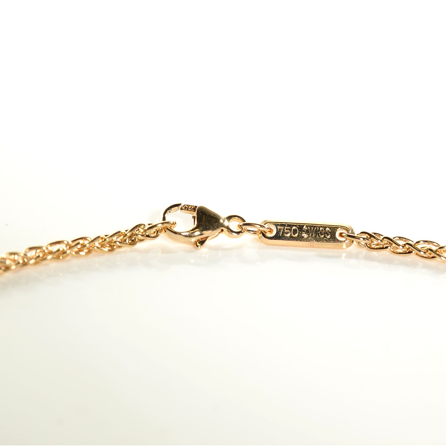 Chopard 18K Yellow Gold Happy Diamonds Icons Heart Pendant Necklace 4 of 5