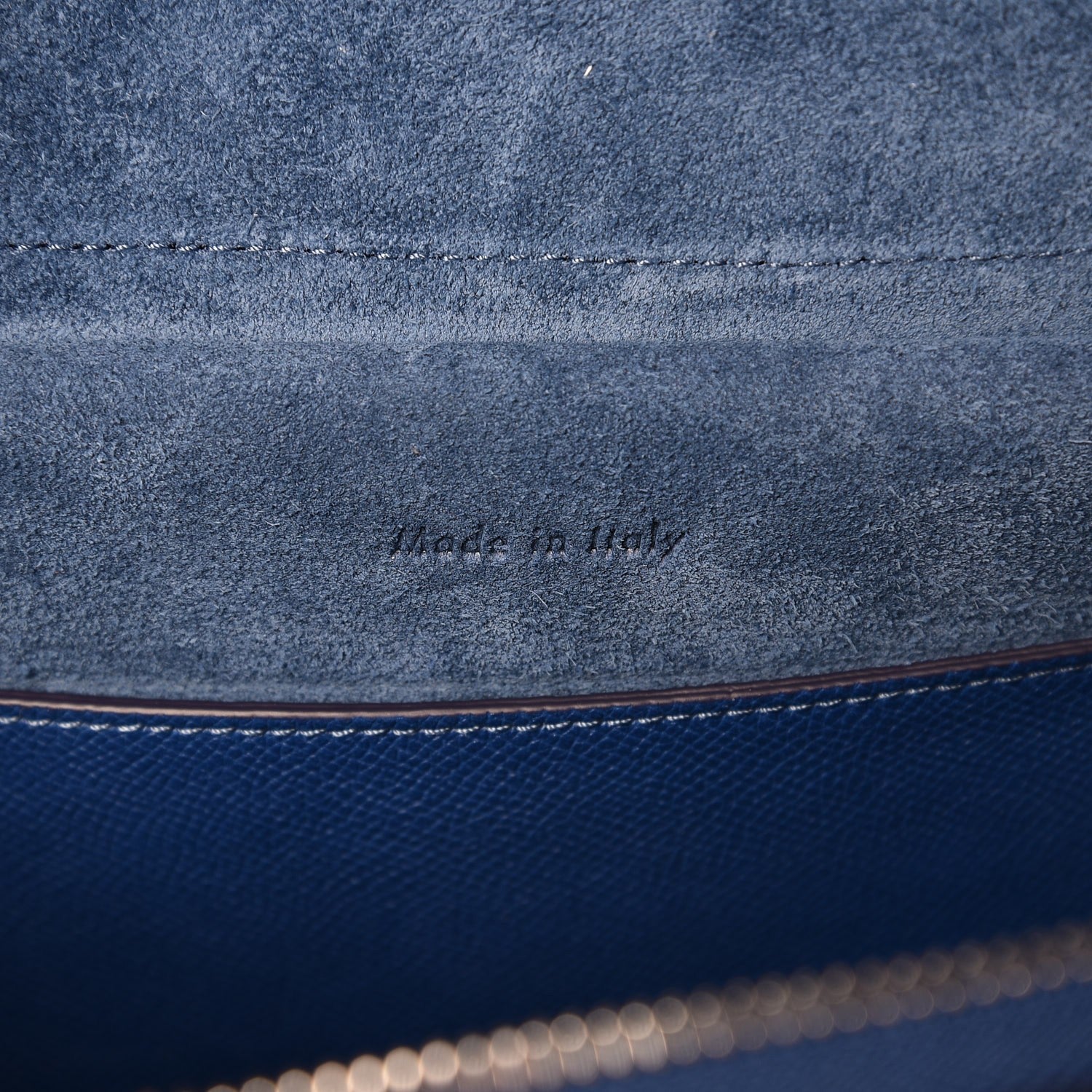 Celine Baby Grained Calfskin Micro Belt Bag Lazuli 6 of 6