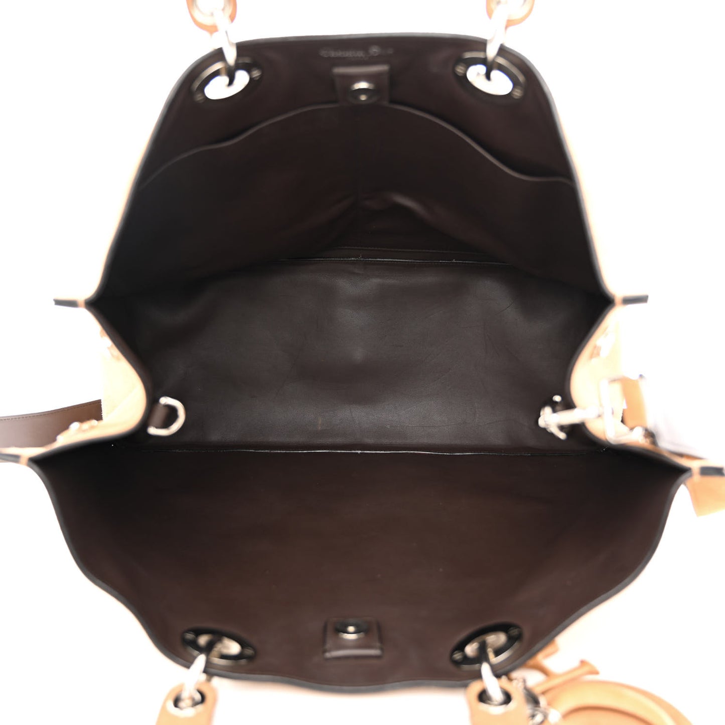 Suede Medium Diorissimo Tote Brown