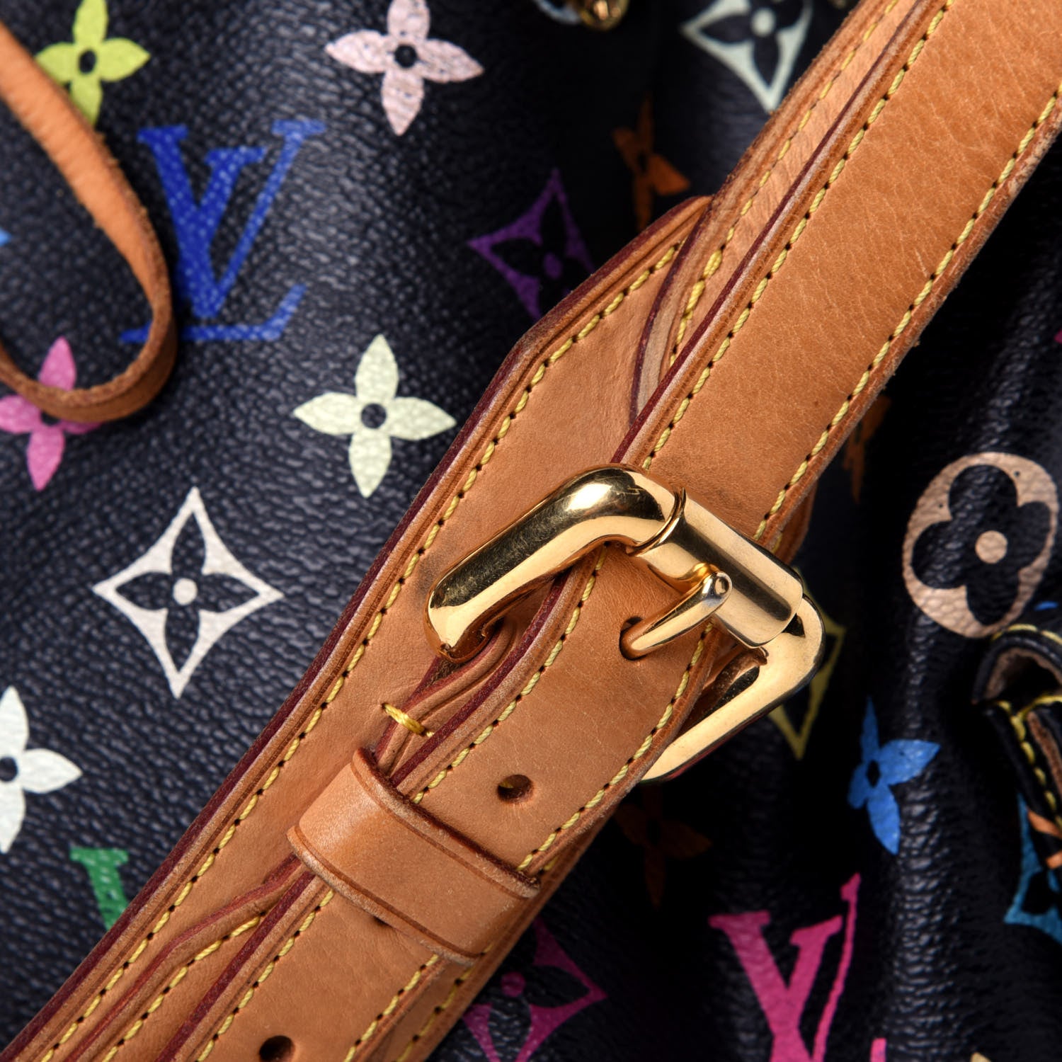 Louis Vuitton Monogram Multicolor Petit Noe Black 11 of 13