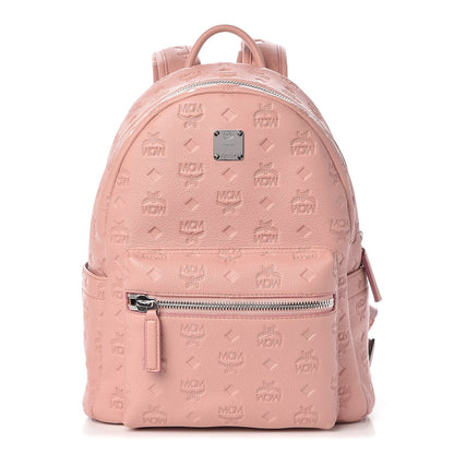 MCM Calfskin Ottomar Monogram Small Backpack Pink 1 of 6
